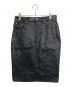 ok.soon（オクスン）の古着「コーティングデニムミドルスカート」｜ブラック