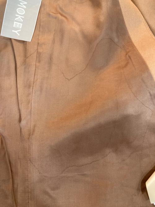 MIOSMOKEY（ミオズモーキー）MIOSMOKEY (ミオズモーキー) ロングジレ/ベスト ブラウン サイズ: 38の古着・服飾アイテム
