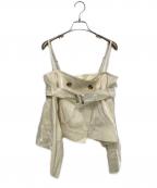 UNITED TOKYOユナイテッドトーキョー）の古着「2way Belted Bustier」｜ベージュ