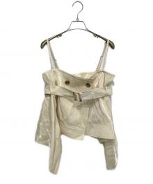 UNITED TOKYO（ユナイテッドトーキョー）の古着「2way Belted Bustier」｜ベージュ
