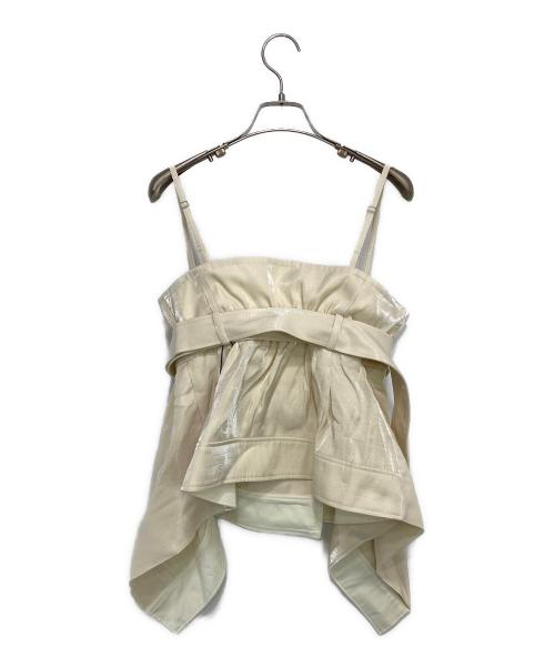 UNITED TOKYO（ユナイテッドトーキョー）UNITED TOKYO (ユナイテッドトーキョー) 2way Belted Bustier ベージュ サイズ:FREE 未使用品の古着・服飾アイテム