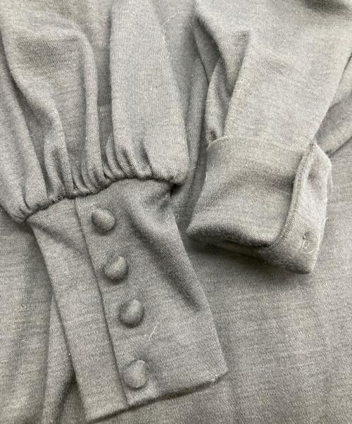 BORDERS at BALCONY（ボーダーズアットバルコニー）BORDERS AT BALCONY (ボーダーズアットバルコニー) WEEKEND BISHOP SLEEVE DR ネイビー サイズ:36の古着・服飾アイテム