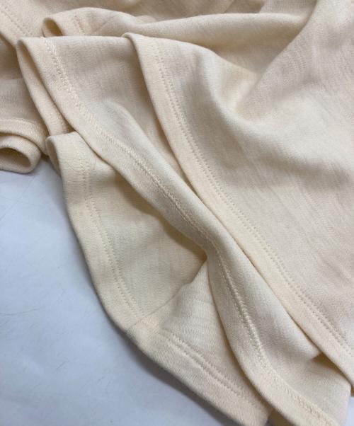 BORDERS at BALCONY（ボーダーズアットバルコニー）BORDERS AT BALCONY (ボーダーズアットバルコニー) キルティング ウール ワンピース ベージュ サイズ:36の古着・服飾アイテム