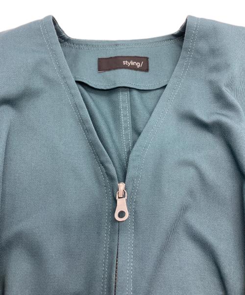 styling/（スタイリング）styling/ (スタイリング) Dickies (ディッキーズ) パフスリーブブルゾン グリーン サイズ:Fの古着・服飾アイテム