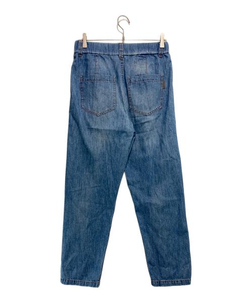 BRUNELLO CUCINELLI（ブルネロクチネリ）BRUNELLO CUCINELLI (ブルネロクチネリ) ソフトデニムトラウザーパンツ インディゴ サイズ:38の古着・服飾アイテム