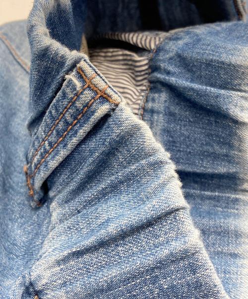 BRUNELLO CUCINELLI（ブルネロクチネリ）BRUNELLO CUCINELLI (ブルネロクチネリ) ソフトデニムトラウザーパンツ インディゴ サイズ:38の古着・服飾アイテム