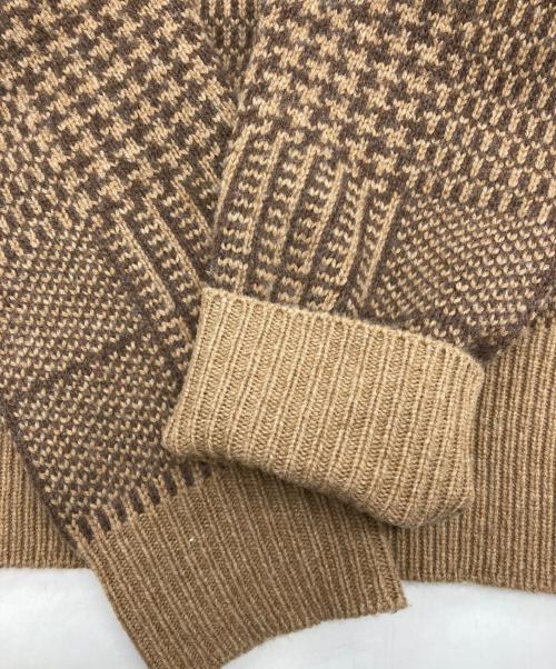 POLO RALPH LAUREN（ポロ・ラルフローレン）POLO RALPH LAUREN (ポロ・ラルフローレン) カレッジVネックニット ブラウン サイズ:XS（165/88A）の古着・服飾アイテム