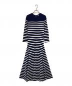 POLO RALPH LAURENポロ・ラルフローレン）の古着「カットソーワンピース」｜ネイビー