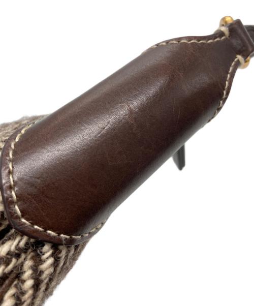 POLO RALPH LAUREN（ポロ・ラルフローレン）POLO RALPH LAUREN (ポロ・ラルフローレン) polo IDミニショルダーバッグ ベージュの古着・服飾アイテム