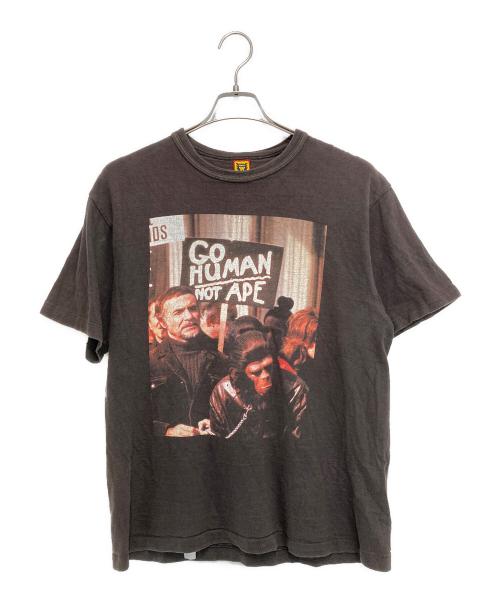 HUMAN MADE（ヒューマンメイド）HUMAN MADE (ヒューマンメイド) PLANET OF THE APES　ムービープリントTシャツ ブラック サイズ: Lの古着・服飾アイテム