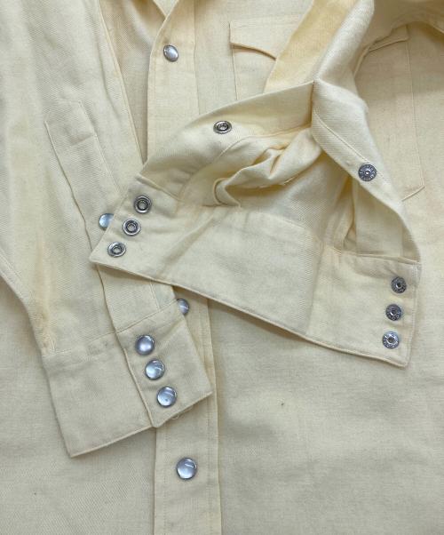 RALPH LAUREN COUNTRY（ラルフローレンカントリー）RALPH LAUREN COUNTRY (ラルフローレンカントリー) ウエスタンシャツ イエロー サイズ:Mの古着・服飾アイテム