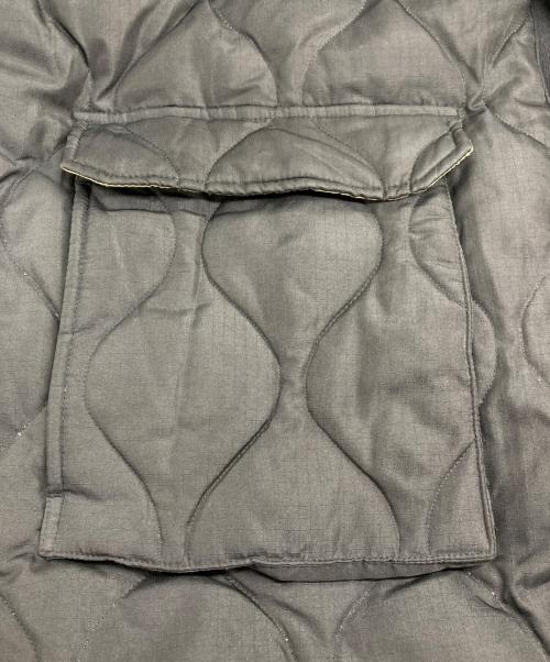 TAION（タイオン）TAION (タイオン) ＶNECK ZIP COAT ブラック×カーキ サイズ:ASIA XLの古着・服飾アイテム