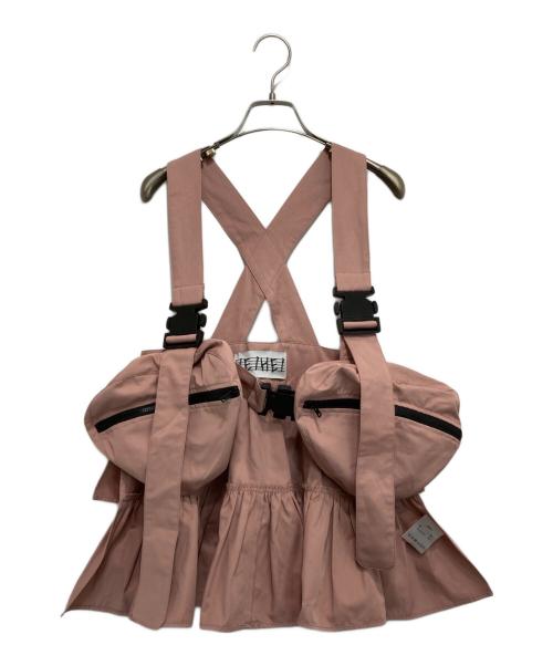 HEIHEI（ヘイヘイ）HEIHEI (ヘイヘイ) ハートポケット ハーネス ピンク サイズ:-の古着・服飾アイテム