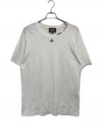 Vivienne Westwood manヴィヴィアン ウェストウッド マン）の古着「オーブ刺繍Tシャツ」｜ホワイト