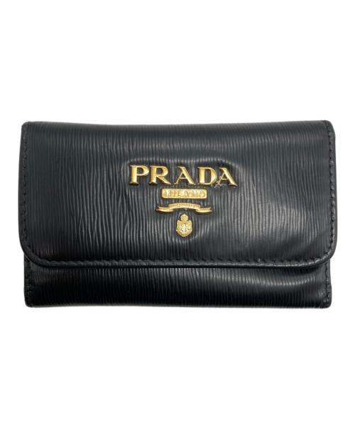 PRADA（プラダ）prada (プラダ) キーケース ブラックの古着・服飾アイテム
