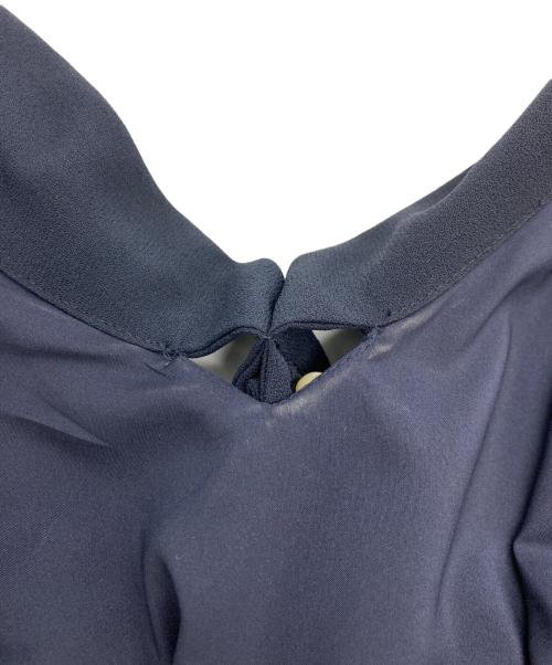 CELFORD（セルフォード）CELFORD (セルフォード) ボータイプリーツワンピース ネイビー サイズ:36の古着・服飾アイテム
