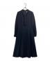 CELFORD（セルフォード）の古着「ボータイプリーツワンピース」｜ネイビー
