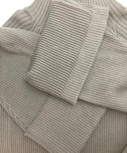 uncrave（アンクレイヴ）uncrave (アンクレイヴ) シルキーウール 袖ボリュームワンピース ブラック サイズ:1の古着・服飾アイテム