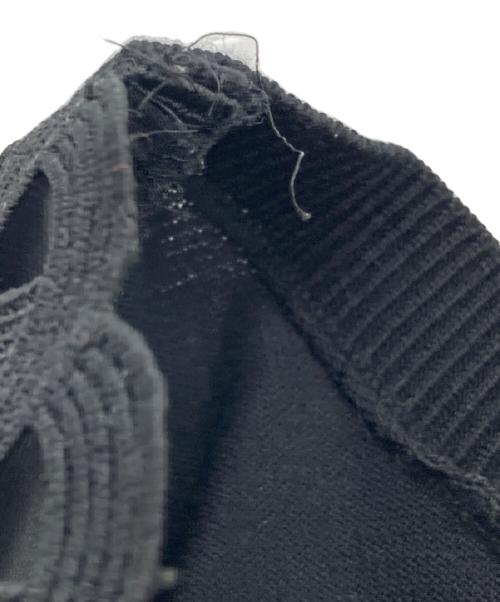 LE PHIL（ル フィル）LE PHIL (ル フィル) レースコンビブラウス ブラック サイズ:Fの古着・服飾アイテム