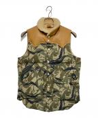 RockyMountainFeatherBed×Hysteric Glamourロッキーマウンテンフェザーベッド×ヒステリックグラマー）の古着「CHRISTY VEST」｜ベージュ×カーキ
