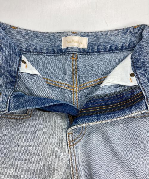 Sea Room lynn（シールームリン）Sea Room lynn (シールームリン) カットハイウエストLOOSEデニムパンツ インディゴ サイズ:S 未使用品の古着・服飾アイテム