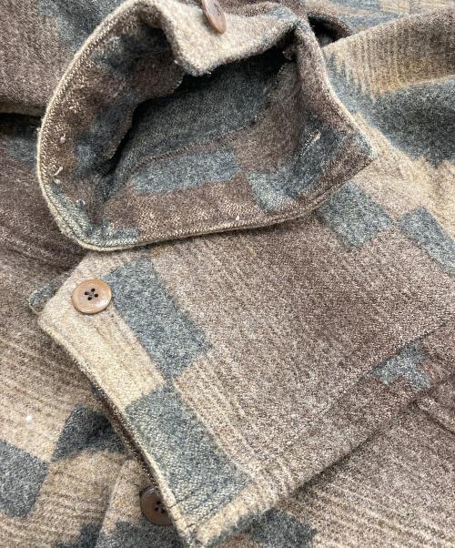 POLO RALPH LAUREN（ポロ・ラルフローレン）POLO RALPH LAUREN (ポロ・ラルフローレン) ネイティブ柄ウールジャケット ブラウン サイズ:Lの古着・服飾アイテム