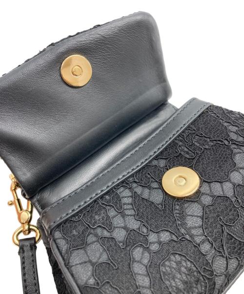 DOLCE & GABBANA（ドルチェ＆ガッバーナ）DOLCE & GABBANA (ドルチェ＆ガッバーナ) SICILYショルダーバッグ ブラックの古着・服飾アイテム