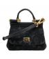 DOLCE & GABBANA（ドルチェ＆ガッバーナ）の古着「SICILYショルダーバッグ」｜ブラック