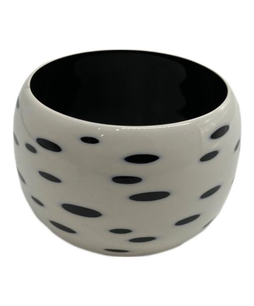 HERMES（エルメス）HERMES (エルメス) ラッカーウッドバングル ホワイト サイズ:Sの古着・服飾アイテム