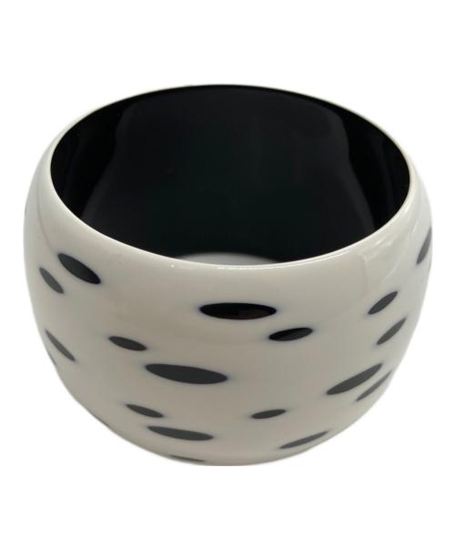 HERMES（エルメス）HERMES (エルメス) ラッカーウッドバングル ホワイト サイズ:Sの古着・服飾アイテム