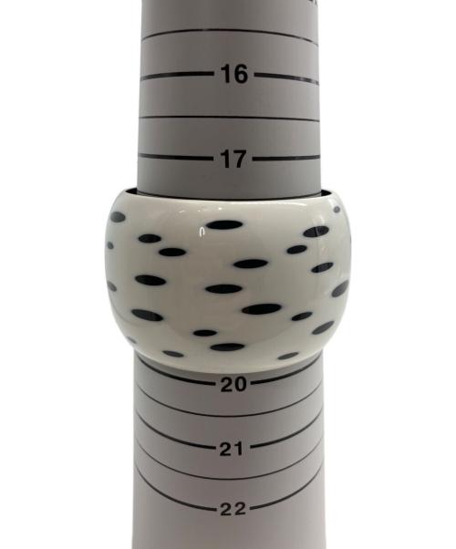 HERMES（エルメス）HERMES (エルメス) ラッカーウッドバングル ホワイト サイズ:Sの古着・服飾アイテム