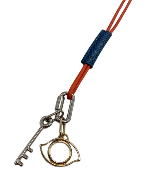 HERMES（エルメス）HERMES (エルメス) キュリオジテ ネックレス オレンジの古着・服飾アイテム