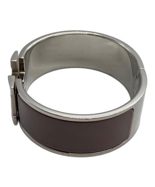 HERMES（エルメス）HERMES (エルメス) エナメルブレスレット クリックラックH PM ピンクの古着・服飾アイテム