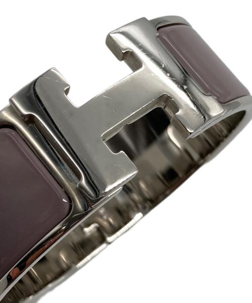 HERMES（エルメス）HERMES (エルメス) エナメルブレスレット クリックラックH PM ピンクの古着・服飾アイテム