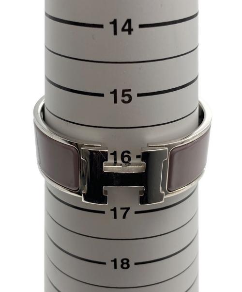 HERMES（エルメス）HERMES (エルメス) エナメルブレスレット クリックラックH PM ピンクの古着・服飾アイテム