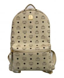 MCM（エムシーエム）の古着「Stark サイドスタッズ バックパック」｜アイボリー