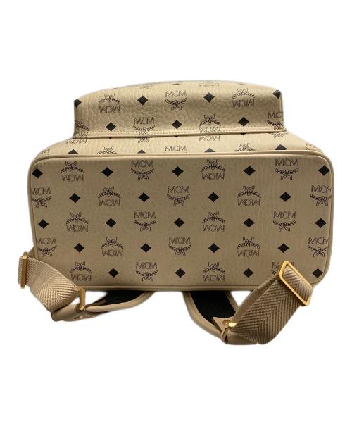 MCM（エムシーエム）MCM (エムシーエム) Stark サイドスタッズ バックパック アイボリーの古着・服飾アイテム