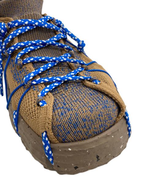 CAMPER（カンペール）CAMPER (カンペール) ROKU  ニットスニーカー ブラウン×ブルー サイズ:37の古着・服飾アイテム