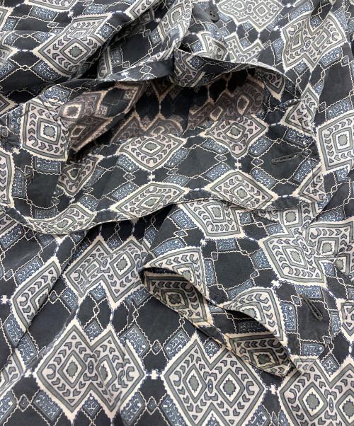 Christian Dior MONSIEUR（クリスチャンディオールムッシュ）Christian Dior MONSIEUR (クリスチャンディオールムッシュ) 柄シャツ グレー サイズ:Ｌの古着・服飾アイテム