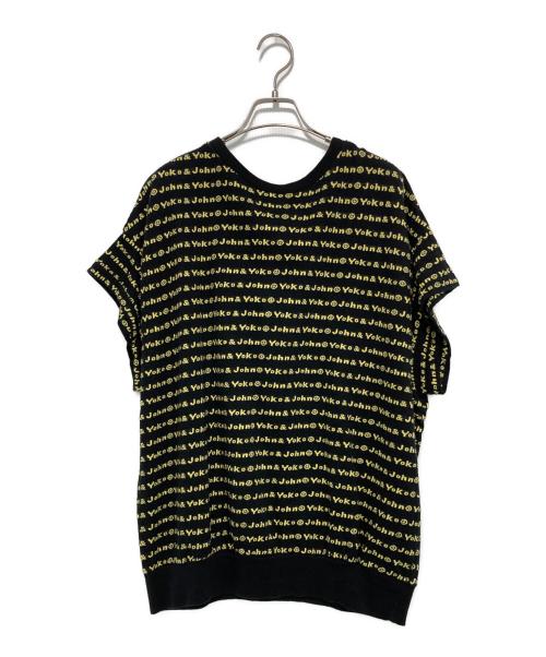 BOWWOW（バウワウ）BOWWOW (バウワウ) 別注 ジャカード ビッグ プルオーバー ブラック×イエロー サイズ:ONEの古着・服飾アイテム