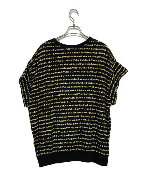 BOWWOW（バウワウ）BOWWOW (バウワウ) 別注 ジャカード ビッグ プルオーバー ブラック×イエロー サイズ:ONEの古着・服飾アイテム