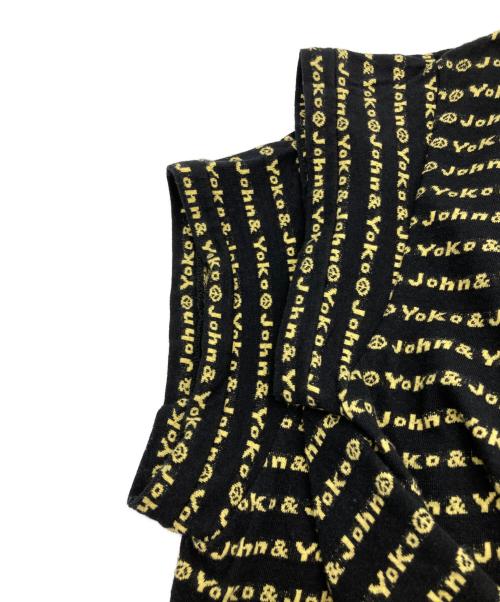 BOWWOW（バウワウ）BOWWOW (バウワウ) 別注 ジャカード ビッグ プルオーバー ブラック×イエロー サイズ:ONEの古着・服飾アイテム
