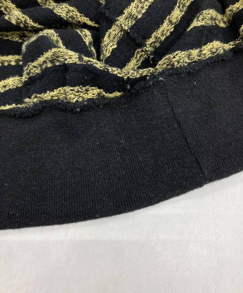 BOWWOW（バウワウ）BOWWOW (バウワウ) 別注 ジャカード ビッグ プルオーバー ブラック×イエロー サイズ:ONEの古着・服飾アイテム