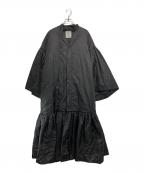 Ron Herman×KAPOK KNOTロンハーマン×カポック ノット）の古着「変形ギャザーダウンコート」｜ブラック