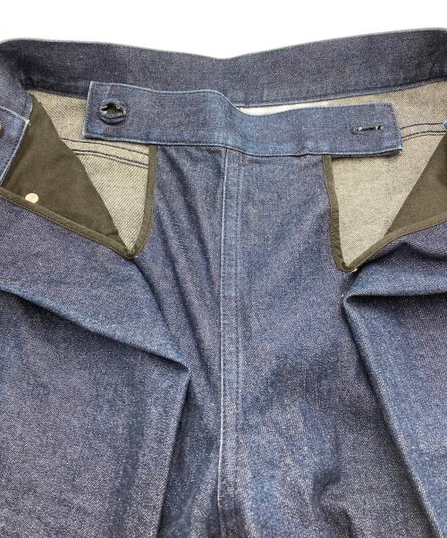 JOHN LAWRENCE SULLIVAN（ジョン ローレンス サリバン）JOHN LAWRENCE SULLIVAN (ジョン ローレンス サリバン) フロントホックワイドデニムパンツ インディゴ サイズ:6の古着・服飾アイテム