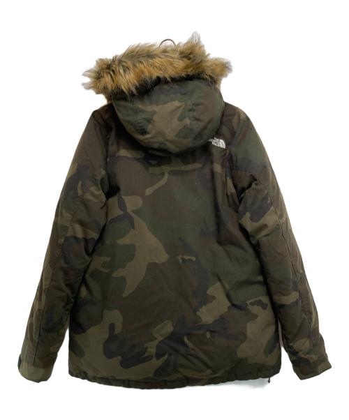 THE NORTH FACE（ザ ノース フェイス）THE NORTH FACE (ザ ノース フェイス)  Novelty Elebus Jacket/ノベルティ エレバス ダウンジャケット カーキ サイズ:XLの古着・服飾アイテム