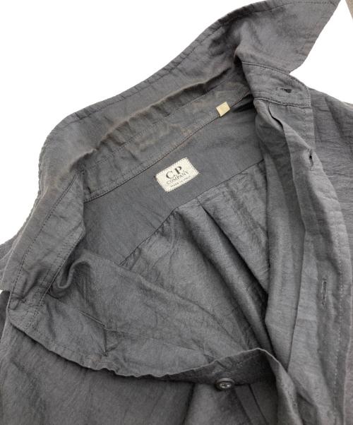 C.P COMPANY（シーピーカンパニー）C.P COMPANY (シーピーカンパニー) 00’ｓ コットンナイロンハーフスリーブシャツ グレー サイズ:4の古着・服飾アイテム