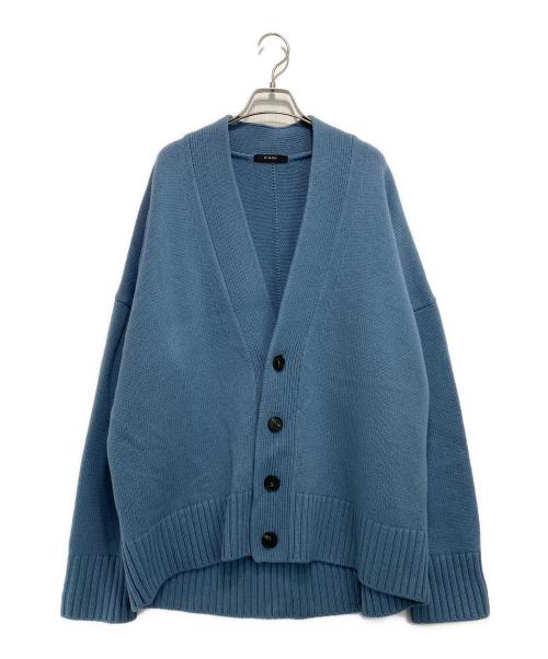 CINOH（チノ）CINOH (チノ) OVERSIZE CARDIGAN ブルー サイズ:48の古着・服飾アイテム