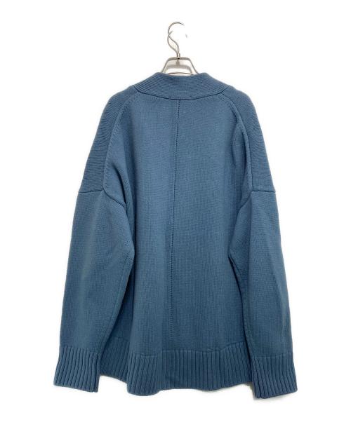 CINOH（チノ）CINOH (チノ) OVERSIZE CARDIGAN ブルー サイズ:48の古着・服飾アイテム