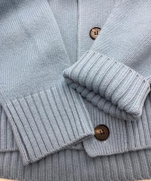 CINOH（チノ）CINOH (チノ) OVERSIZE CARDIGAN ブルー サイズ:48の古着・服飾アイテム